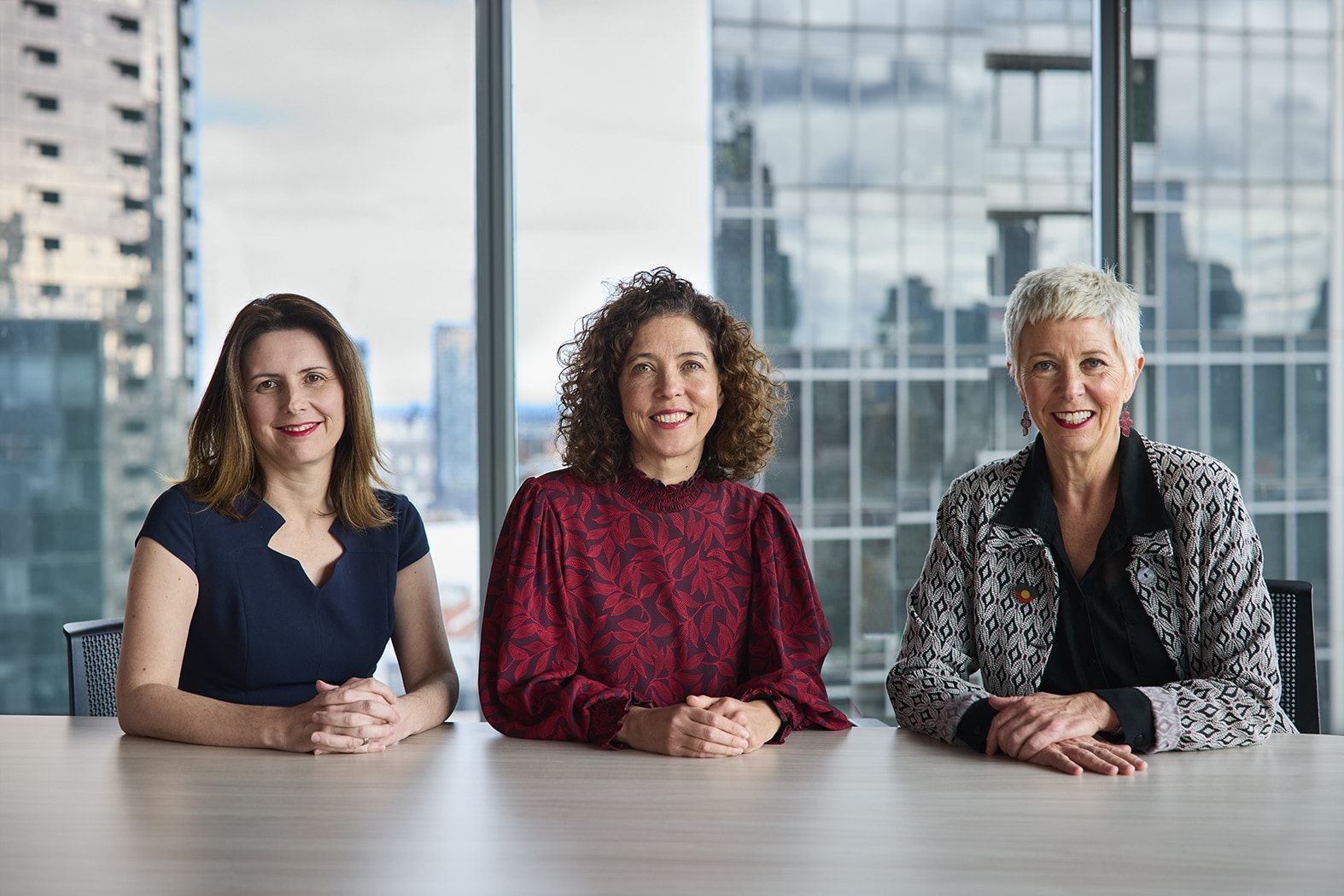 A photograph of Energy Safe Victoria's commissioners. 